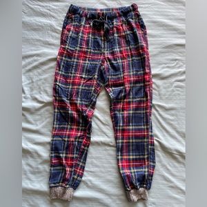 American Eagle/aerie Plaid PJ Joggers
